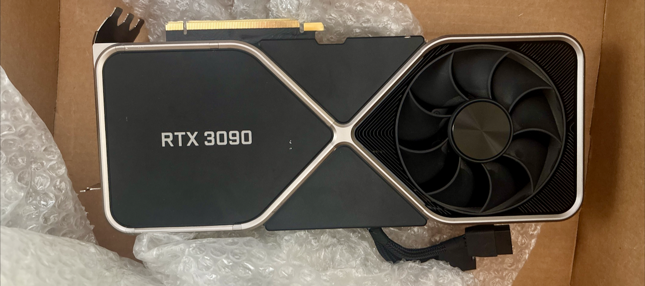 a 3090 i received instead of the 3090 ti i ordered